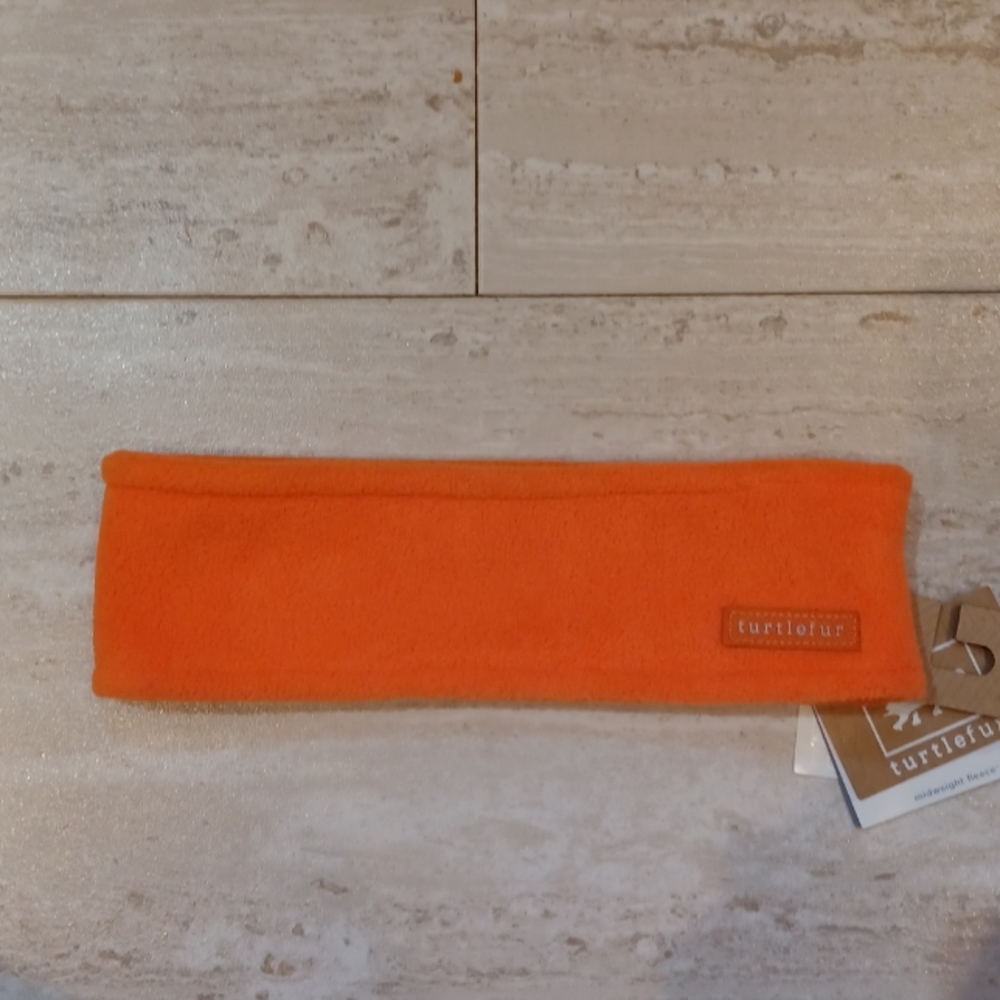 New Turtlefur Chelonia 150 Midweight Fleece Orange Earband
